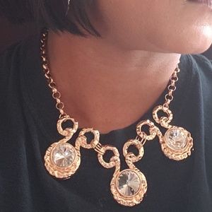 Paparazzi Hypnotized Gold Necklaces and Earring Se